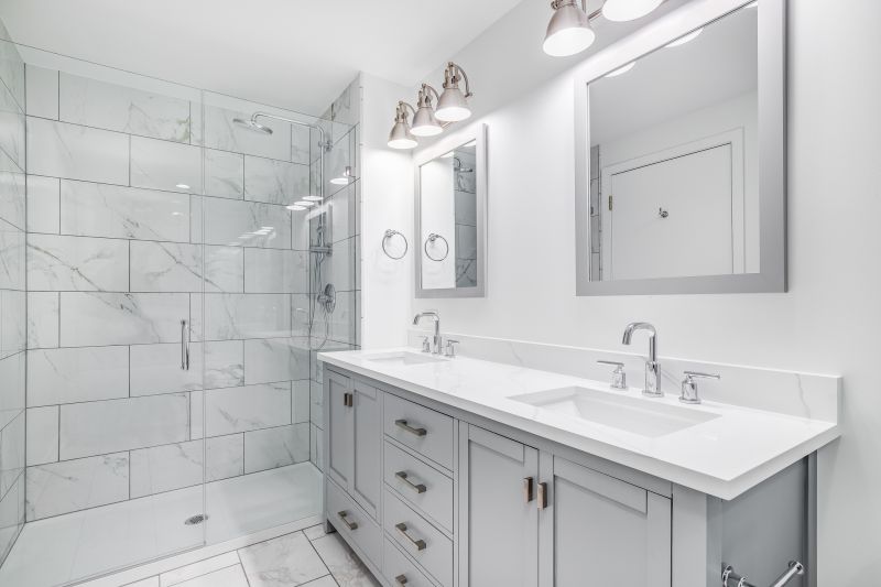 Spacious Master Bathroom with Dual Vanities