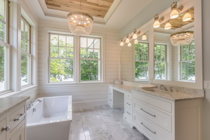 Renovated Master Bath with Skylight